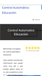 Mobile Screenshot of controlautomaticoeducacion.com